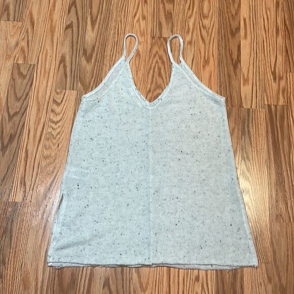 Urban Outfitters Lightweight Beige Spaghetti Strap Sweater, raw edge - Picture 9 of 9